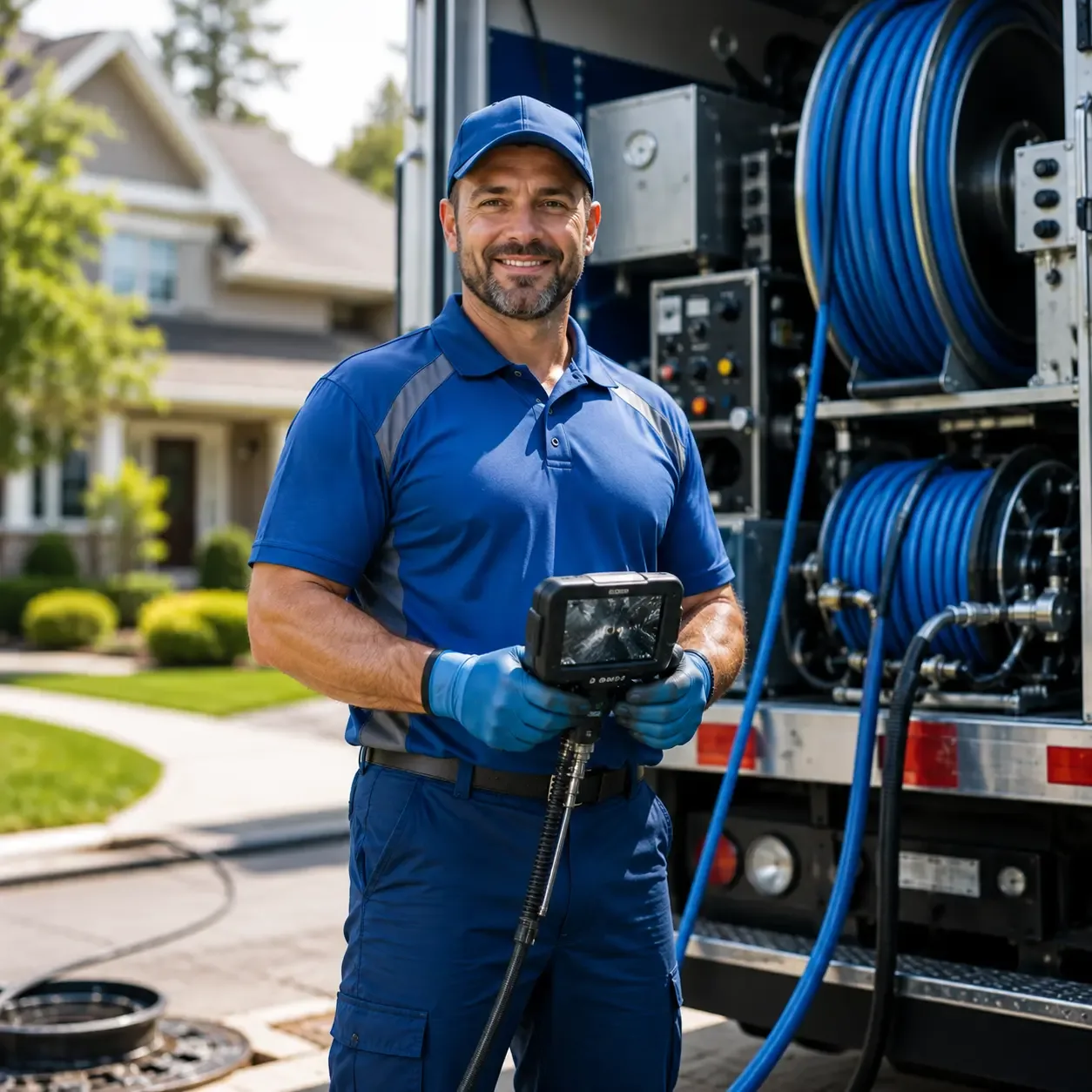 Local outdoor drain cleaning specialists in Kensington, NH
